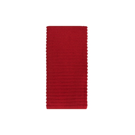 Ritz Royale Solid Kitchen Towel 100% Cotton Terry Paprika, PK12 12983